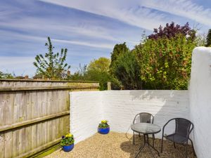 Rear courtyard- click for photo gallery